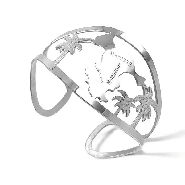 Bracelet pour femme - Acier 316 argenté - Mayotte Top Qualité