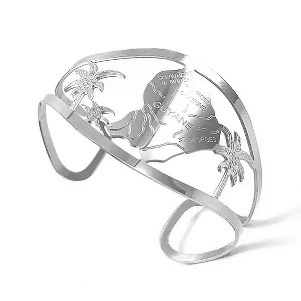 Livraison Express Bracelet pour femme - Acier 316 argenté - La Guyane