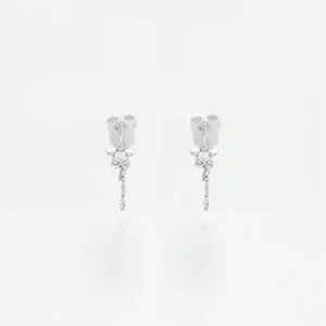 Prix Choc Boucles d'oreilles Or Blanc 375/1000 "Elnath"