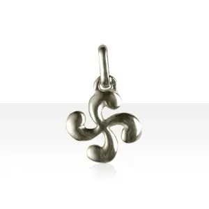 Produit De Marque CROIX BASQUE | Pendentif Croix BASQUE Argent M3 | BIJOUX BASQUES | MADILAR |