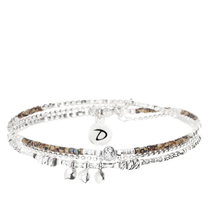 Satisfait Ou Remboursé BRACELET KALLITHEA DOUBLE RANGS LEOPARD