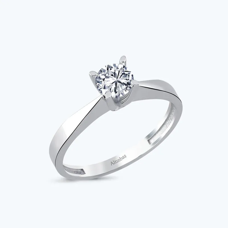 Bague Solitaire Or Paiement Sécurisé