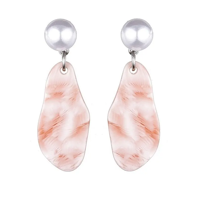Top Vente Boucles d'oreilles fantaisie tombantes résine