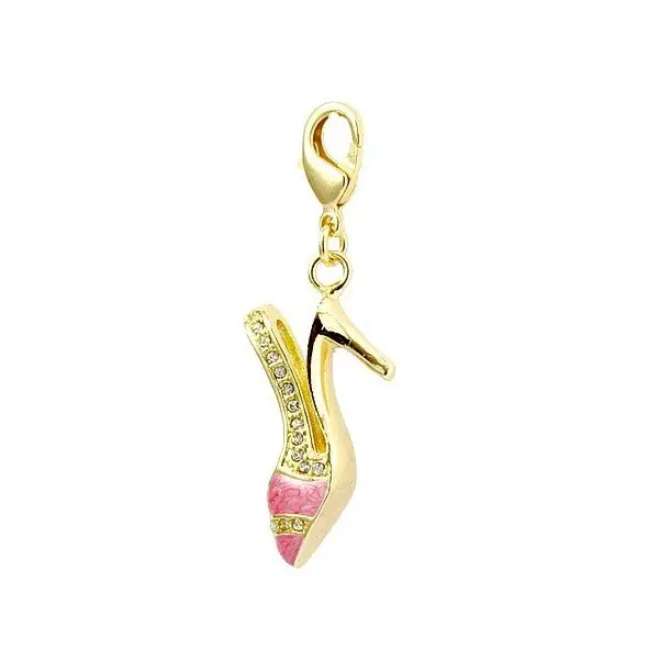 Collection Charm sandale rose et cz Meilleure Qualité