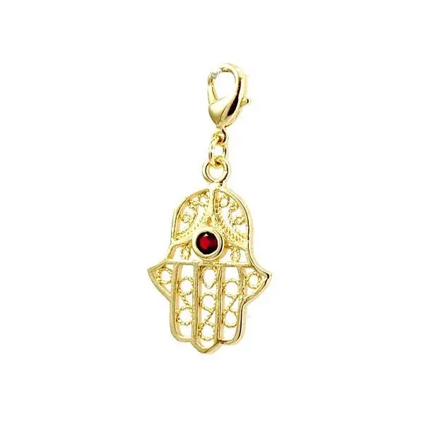 Collection Charm main de Fatma cz rouge Prix Promo