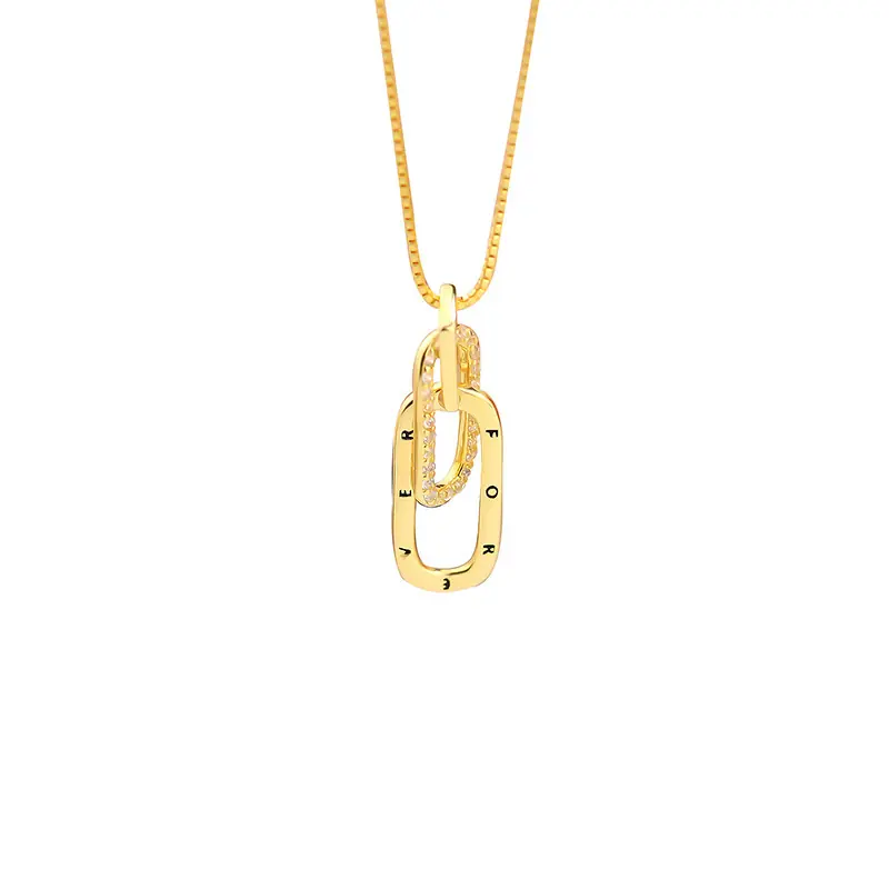 À ma Fille - Collier Argent 925 Cadeau pour femme Mère & Fille Pour Toujours Liées Ensemble Marque