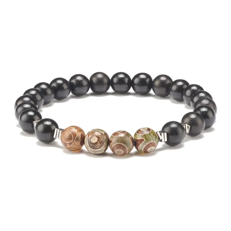 Bracelet pour homme ou femme - pierres naturelles agate Nouvel Arrivage