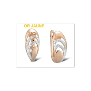 Acheter Direct Boucles d'oreilles Or Jaune 375/1000 "Dune"