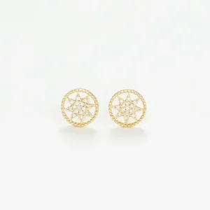 Vente Directe Boucles d'oreilles Or Jaune 375/1000 "Electre"