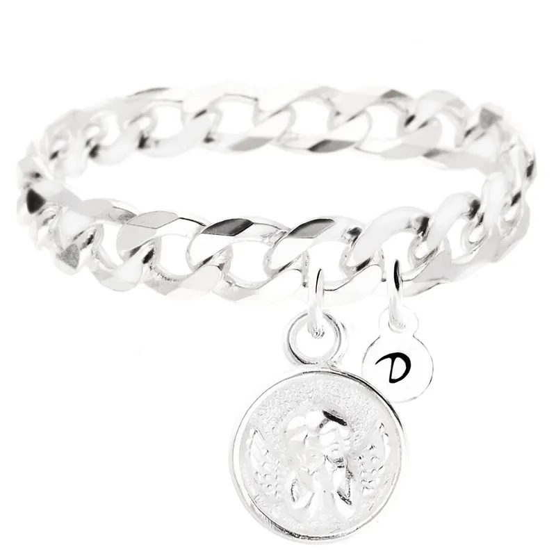 Vente Flash BAGUE CHAÎNE SAN FRANCISCO - MEDAILLON ANGE