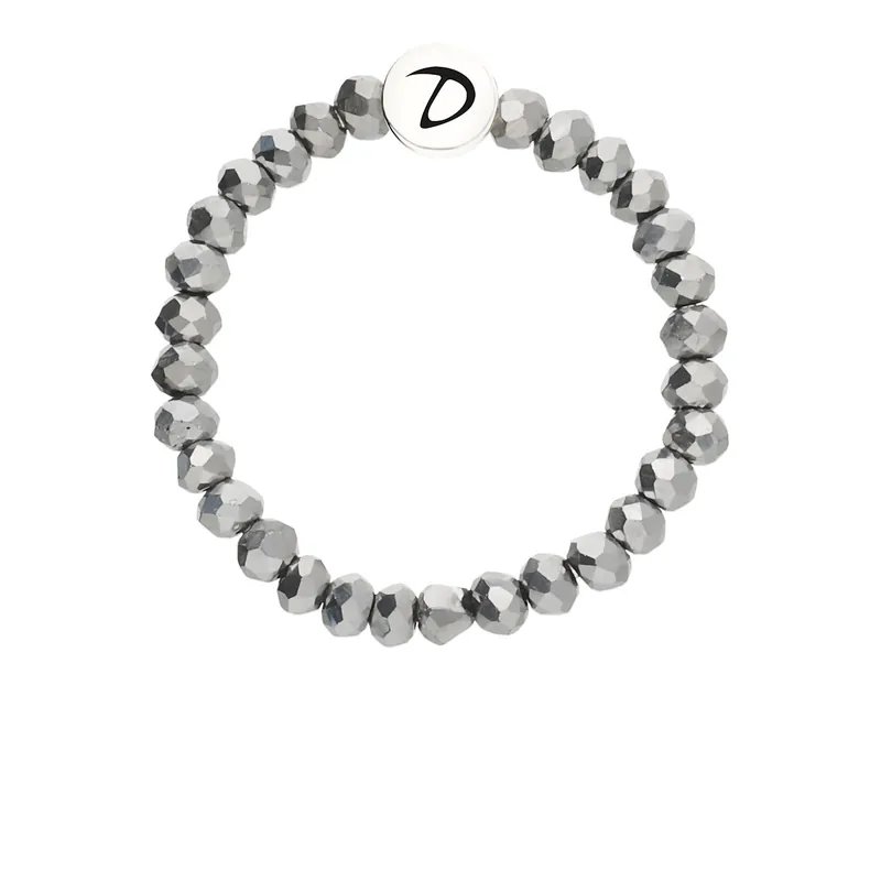 Exclusif Bague Élastique Argent 925Grise
