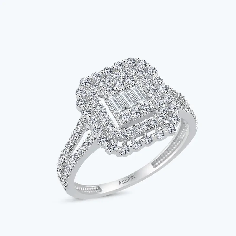 Promotion Bague Baguette en Or
