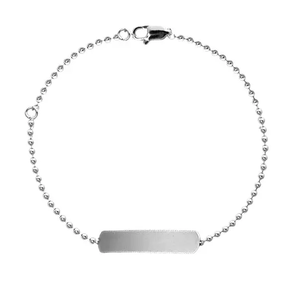 Bracelet gourmette acier inoxydable argenté Garantie Incluse