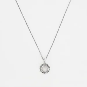 Acheter En Ligne Pendentif "Tracy" D0,07/26 Or Blanc 375/1000