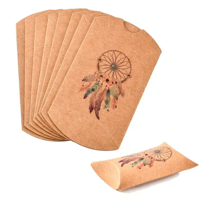 Lot de 10 berlingots oreillers boites cadeaux motif attrapes rêves Petit Prix