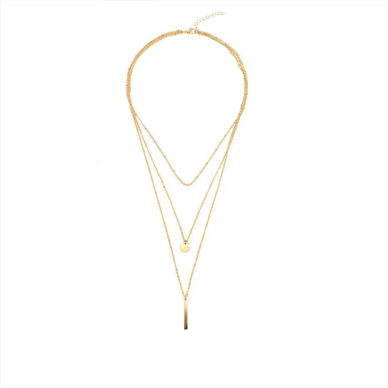 Collier Ras-du-Cou Multicouche pour Elle Livraison Mondiale