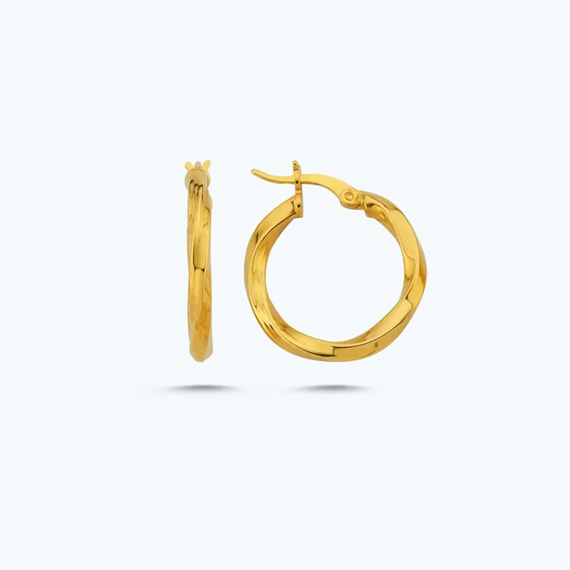 Boucles d'Oreilles Or Créole Tendance