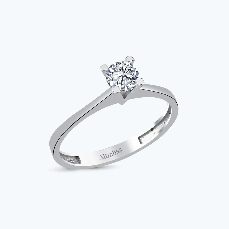 Commande En Gros Bague Or Solitaire