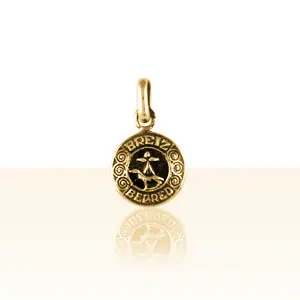 Solde Pendentif Plaqué Or MINI HERMINE "BREIZ BEPRED" | BIJOUX BRETONS & CELTES | MADILAR