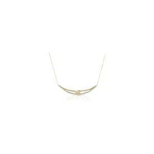 Réduction Collier Or Jaune 375/1000 "Douceur du soir" Diamant 1,25/90