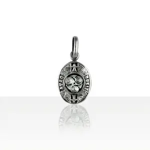 Promotion Pendentif Argent OVALE TRISKELL "BREITZ ATAO" | BIJOUX KELT | ANCIENS | BIJOUX BRETONS & CELTIQUES DEPUIS 1935