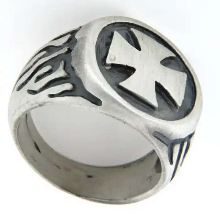 Super Prix Chevalière argent Croix de Malte