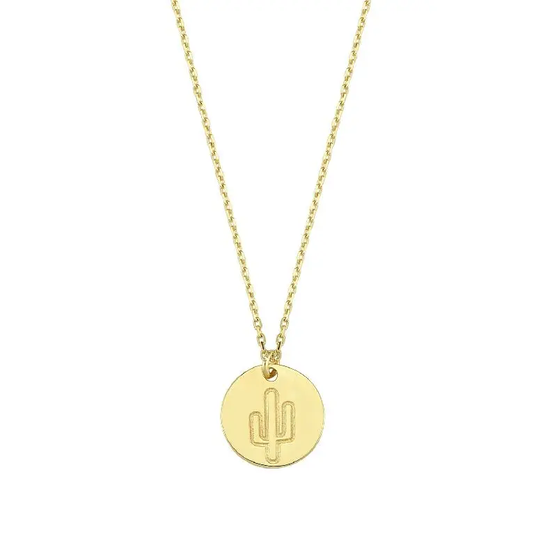 Prix Cassé Collier Or Cactus