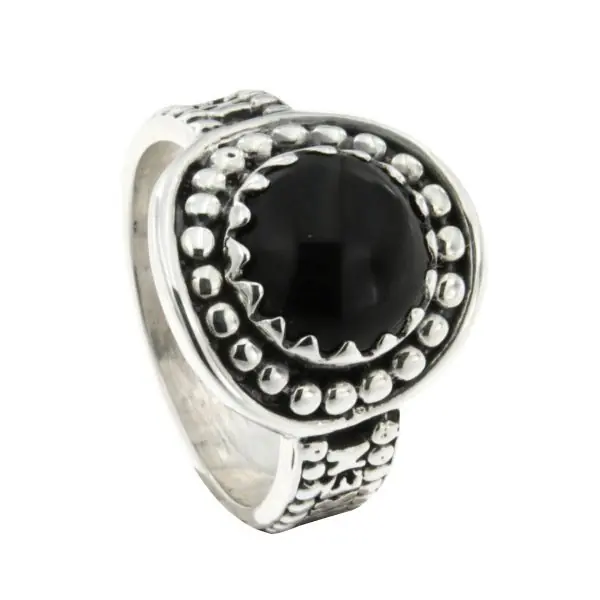 Satisfait Ou Remboursé Bague KELT Argent massif Pïerre Onyx | BIJOUX ARGENT BRETAGNE BIJOUX BRETONS ARTISANAUX
