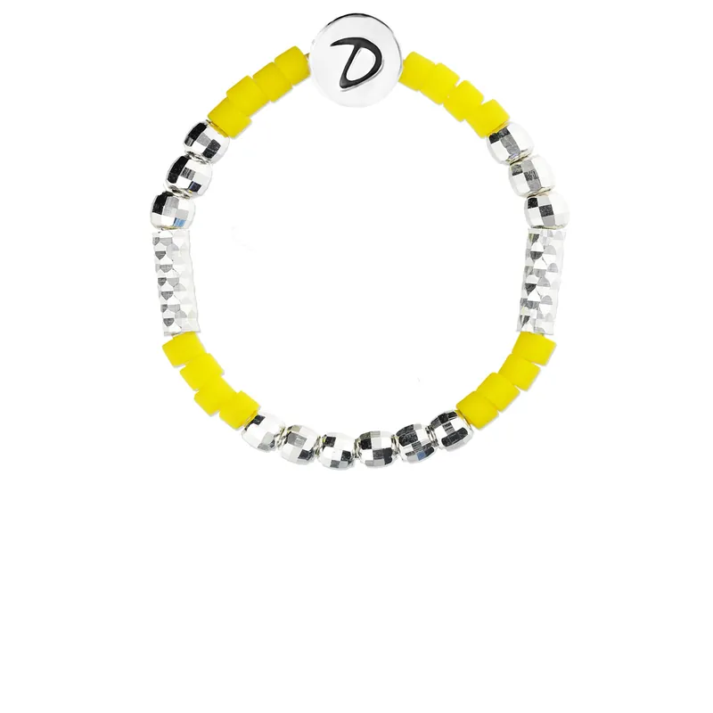 Dernière Chance BAGUE ELASTIQUE MIYUKI JAUNE MATE SORRENTO