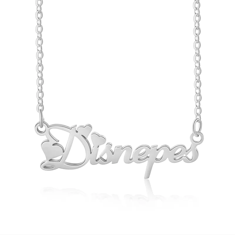 Expédition Rapide Collier Coeur 1 Prénom Personnalisé