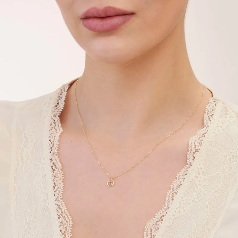 Collier Or Horoscope Vierge Super Prix