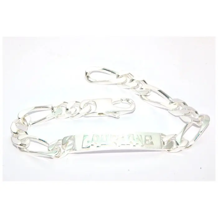 Promotion gourmette argent maille figaro