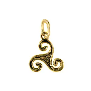 Populaire TRISKELL Plaqué Or 1 | PENDENTIF TRISKEL | TRISKELE | BIJOUX BRETONS | MADILAR