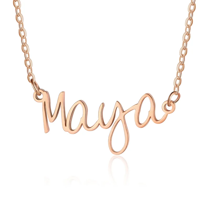 Collier pendentif 1 Prénom Personnalisé Top Qualité