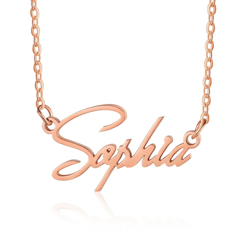 Super Prix Collier pendentif 1 Prénom Personnalisé