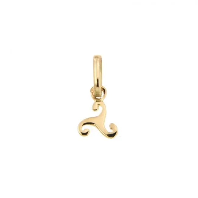 TRISKELL Plaqué Or PLAT 1 | PENDENTIF TRISKEL | TRISKELE | BIJOUX BRETONS | MADILAR Dernier Modèle