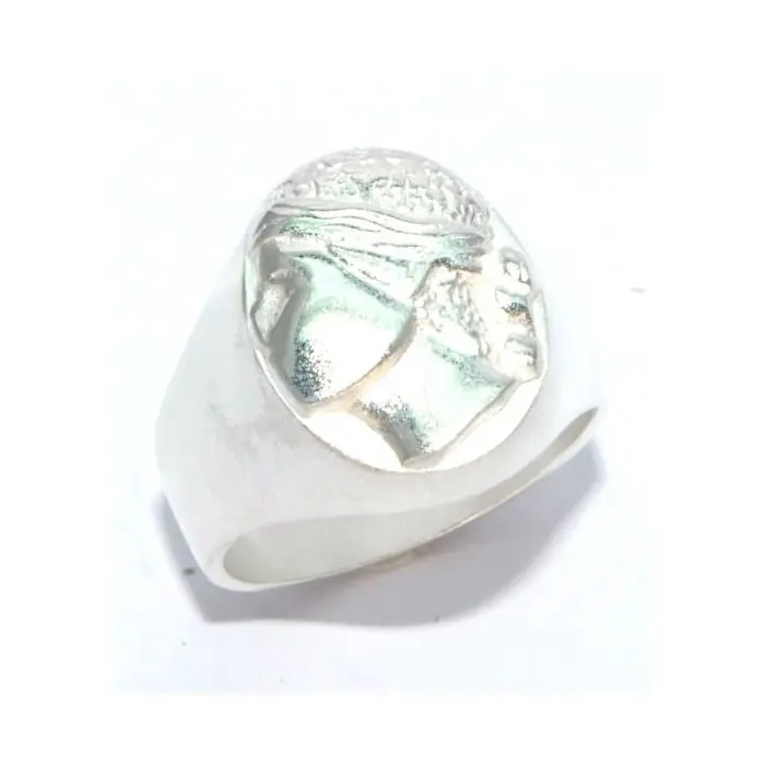 Prix Choc Chevaliere en argent homme ou femme avec tête de maure Corse