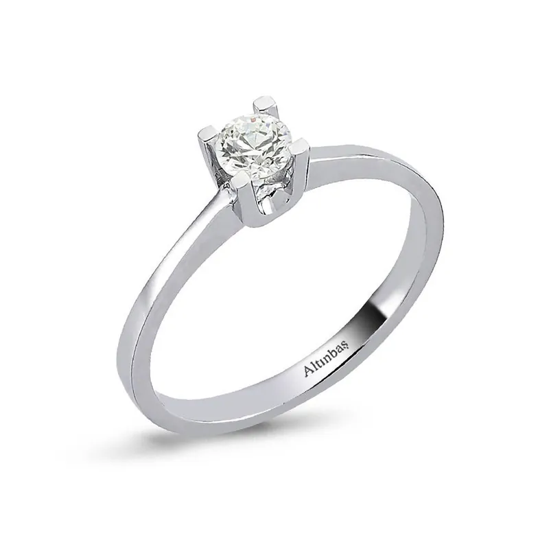 Seulement Aujourd’hui Bague Or Solitaire