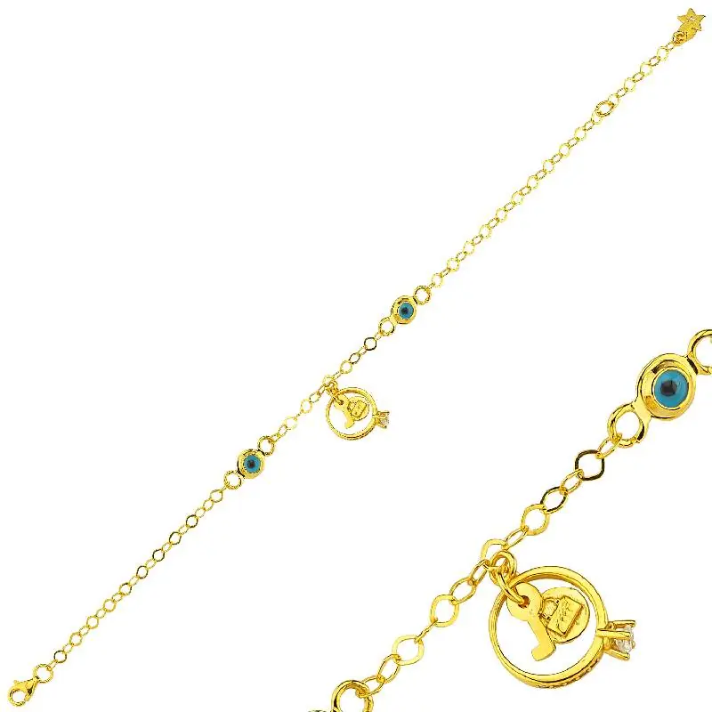 22K Bracelet Or Retour Gratuit