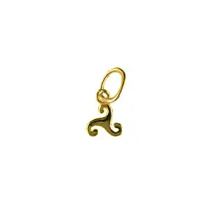 TRISKELL Or PLAT L1 | Or 18 carats | PENDENTIF TRISKEL | BIJOUX BRETONS | MADILAR Artisanat