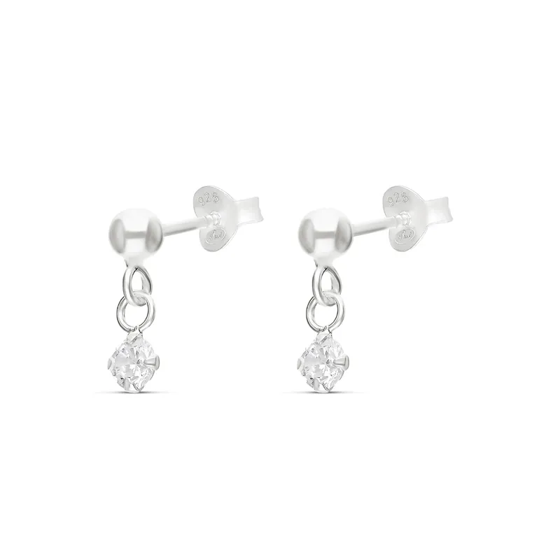 BOUCLES PETIT OXYDE PENDANT 3MM Offre Limitée