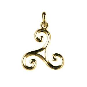TRISKELL Or AJOURE 3 | Or 18 carats | PENDENTIF TRISKEL | BIJOUX BRETONS | MADILAR Produit De Marque