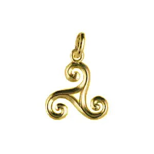 TRISKELL Or AJOURE 2 | Or 18 carats | PENDENTIF TRISKEL | BIJOUX BRETONS | MADILAR Livraison Mondiale