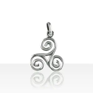 Acheter En Ligne Pendentif Argent TRISKELL FIL 3 | BIJOUX KELT | ANCIENS | BIJOUX BRETONS & CELTIQUES DEPUIS 1935