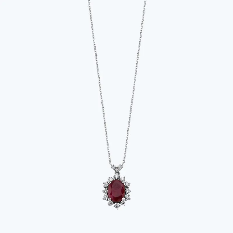 Collier Diamant Rubis Édition Limitée