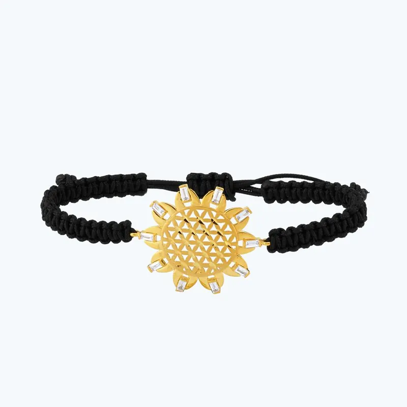 Garantie Incluse 22K Bracelet Or Mandala