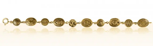 Quantité Limitée Bracelet Plaqué Or OVALE RONDS | BIJOUX BRETONS & CELTES | MADILAR