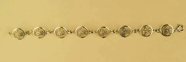 Top Vente Bracelet Plaqué Or TRISKELL ENTOURAGE STYLISE /1 | BIJOUX BRETONS & CELTES | MADILAR