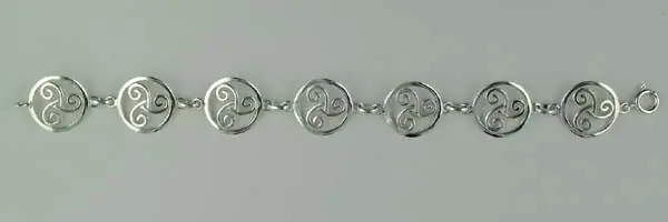 Top Vente Bracelet Argent TRISKELL ENTOURAGE STYLISE/2 | BIJOUX BRETONS & CELTES | MADILAR
