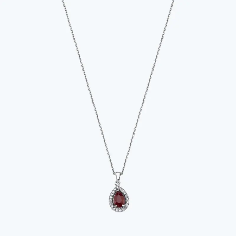 Collier Diamant Rubis Livraison Express